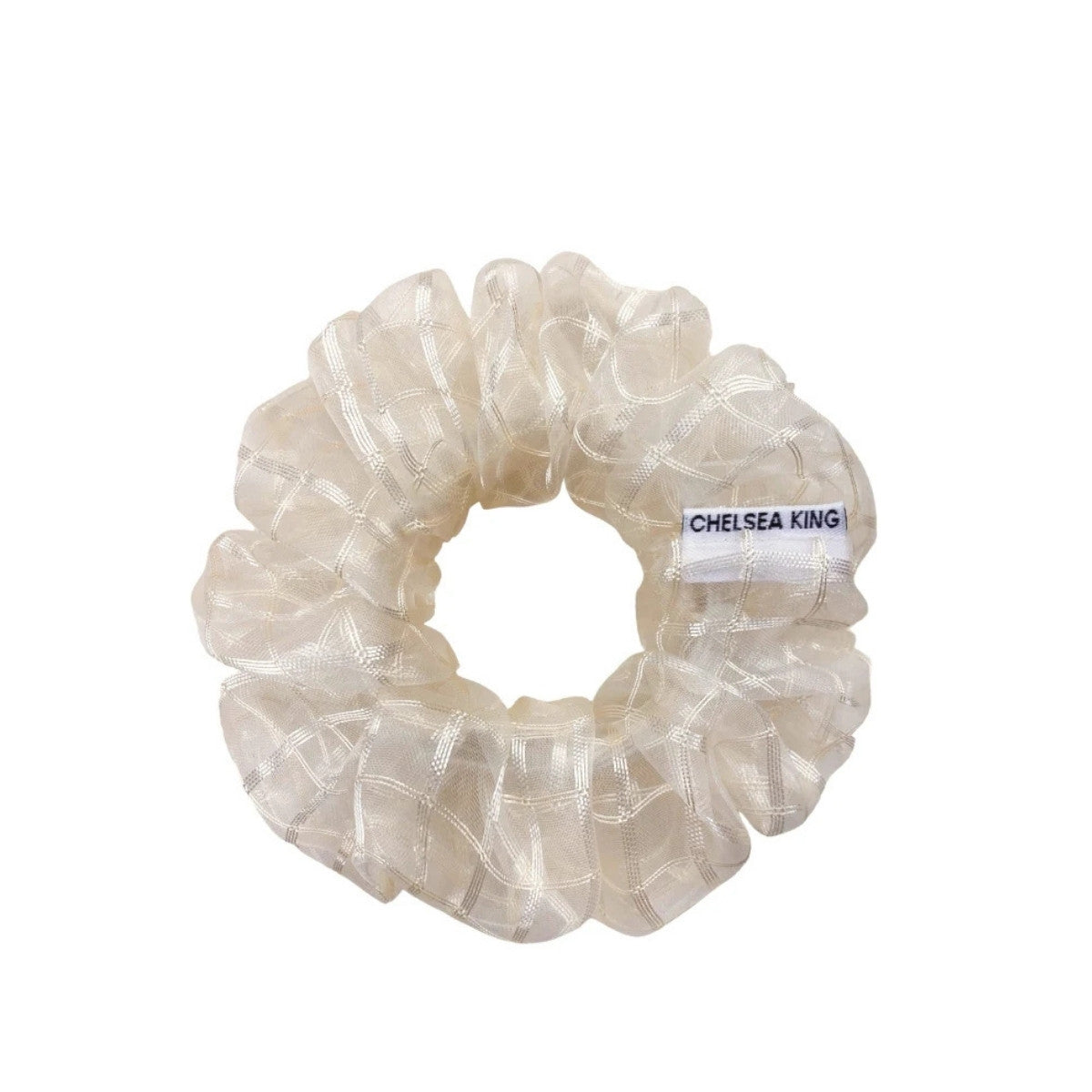 Chelsea King Atelier Parisian Sheer Scrunchie - Classic