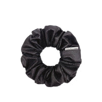 Chelsea King Bordeaux Faux Leather Noir Scrunchie - Classic