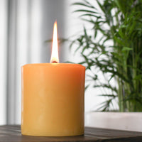 Honey Candles Beeswax Round Pillar Candle - 3 x 3 Natural