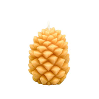 Honey Candles Pine Cone Candle - Natural Beeswax