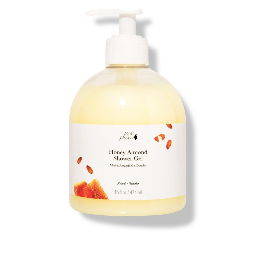 100 Percent Pure Honey Almond Shower Gel | Natural Body Wash Canada – The Green Kiss